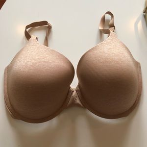Tan Victoria’s Secret uplift semi Demi bra